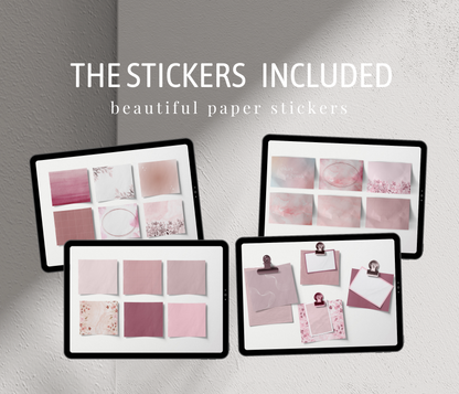 Mood Board Sticker Kit Vol 3 - Pink