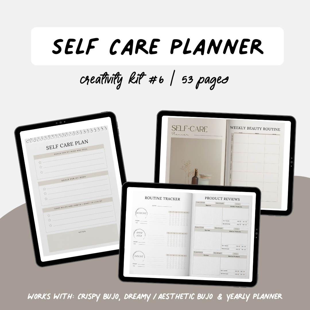 Creativity Kit 6 - Self Care planner