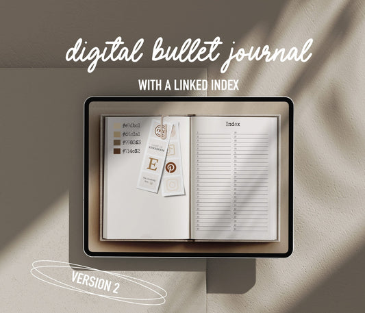 Aesthetic Digital Bullet Journal v2 - Ware of Stockholm