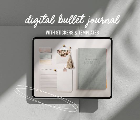 Dreamy Digital Bullet Journal - Ware of Stockholm