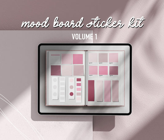 Mood Board Sticker Kit - Pink - Ware of Stockholm