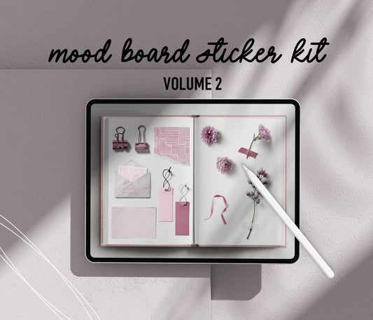 Mood Board Sticker Kit - Pink - Ware of Stockholm