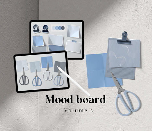 Mood Board Sticker Kit Vol 3 - Blue - Ware of Stockholm