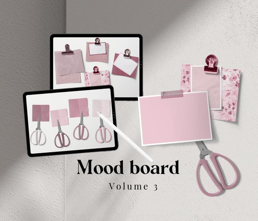 Mood Board Sticker Kit Vol 3 - Pink - Ware of Stockholm