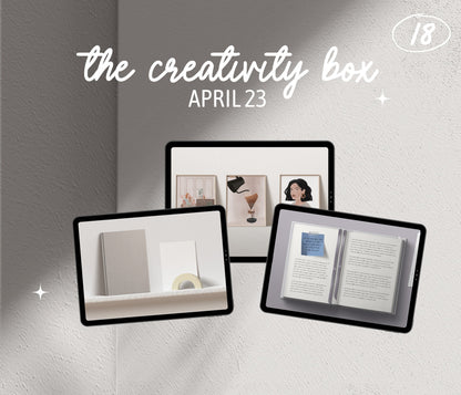 Nr 18 - The Creativity Box - April 2023 - Ware of Stockholm