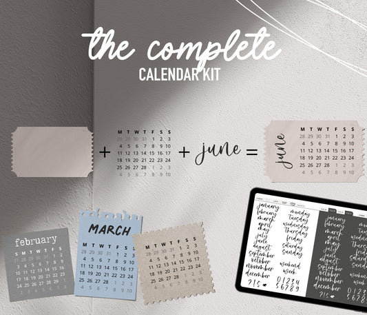The Complete Calendar Kit - Ware of Stockholm