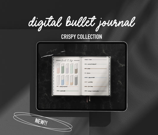 The Crispy Dark Digital Bullet Journal - Ware of Stockholm